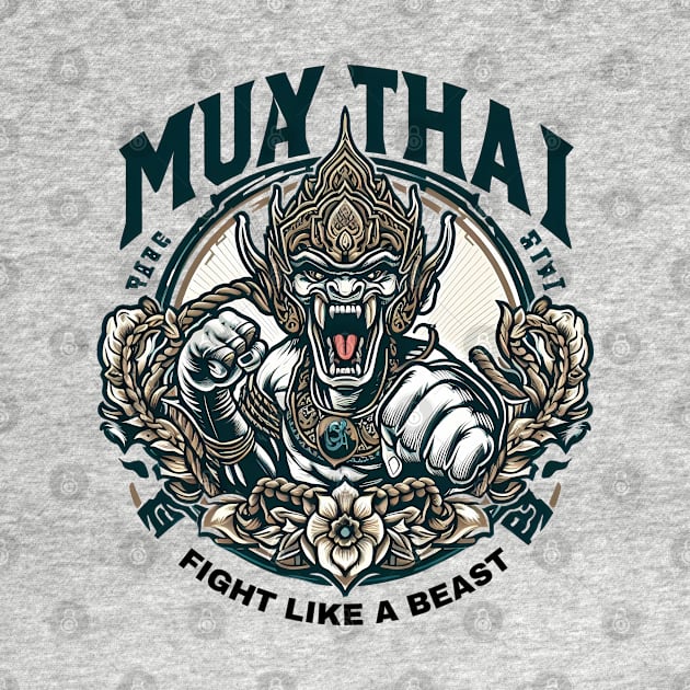 Muay Thai Warrior by TaevasDesign